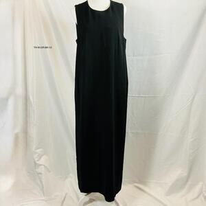 Theory Women's Black Sleeveless Dress Size 12 Lined A-Line Pockets
